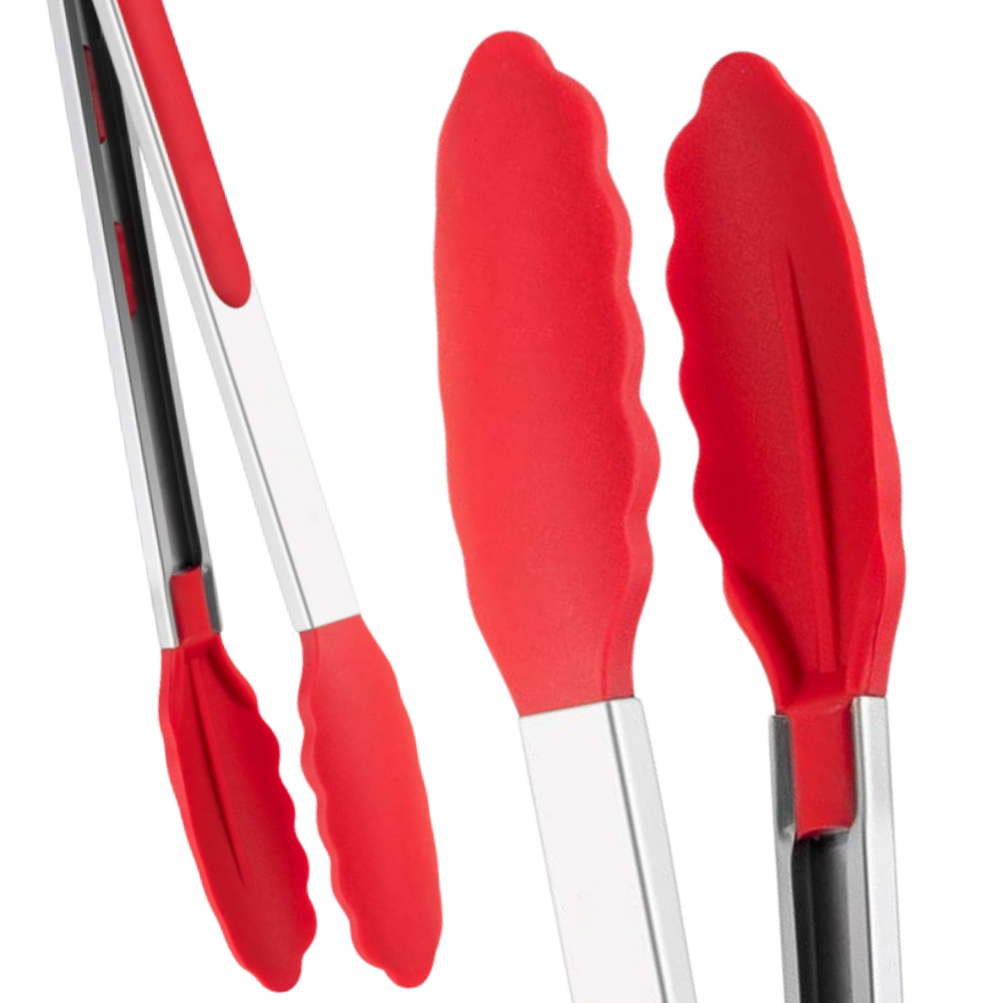Stainless Steel Silicone Tongs