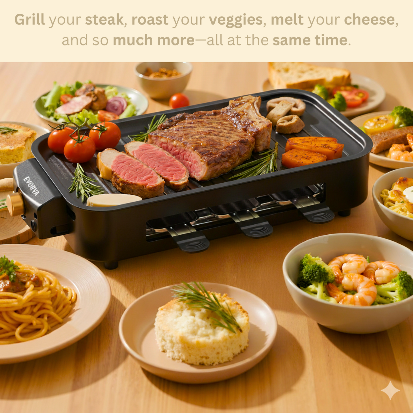 All-in-One Smokeless BBQ Station for Indoor Grilling