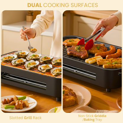 All-in-One Smokeless BBQ Station for Indoor Grilling